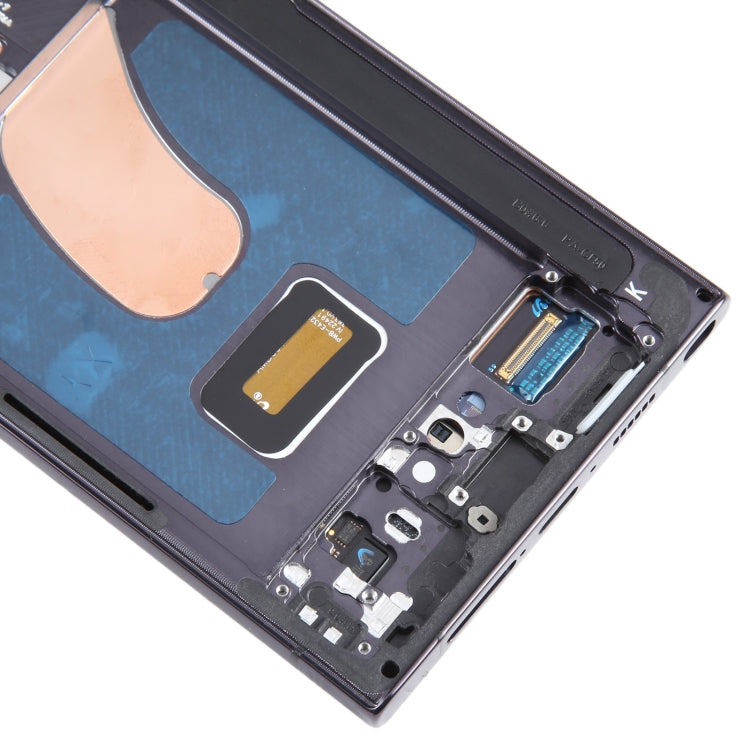 For Samsung Galaxy S23 Ultra SM-S918B EU Edition Original LCD Screen Digitizer Full Assembly with Frame (Black) -  by buy2fix | Online Shopping UK | buy2fix