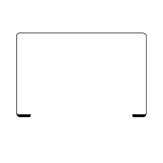 For MacBook Pro 13.3 inch A1708 A2159 A2251 A2338 A2289 2019-2022 Display Ring Bezel Frame Rubber