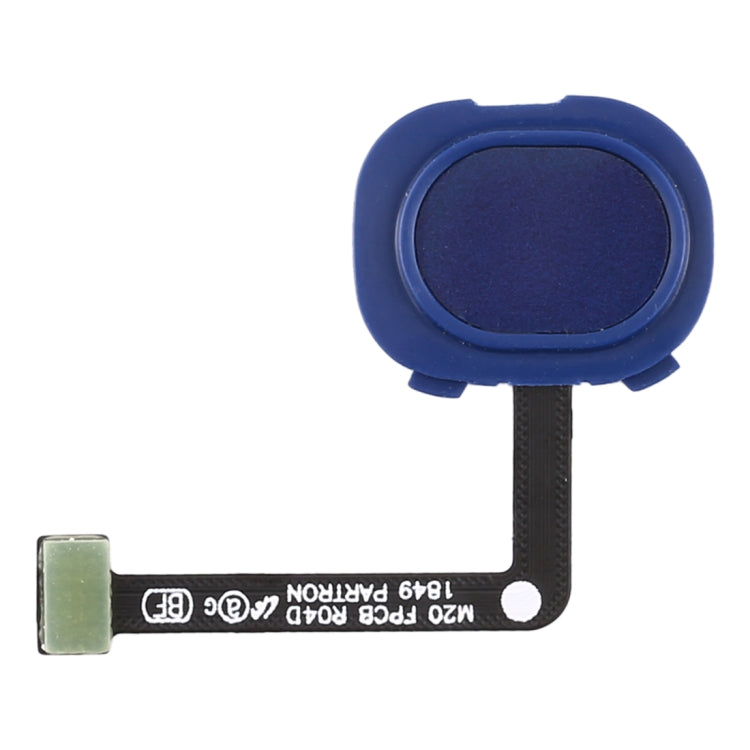 For Galaxy M20 Fingerprint Sensor Flex Cable(Blue) - Flex Cable by buy2fix | Online Shopping UK | buy2fix