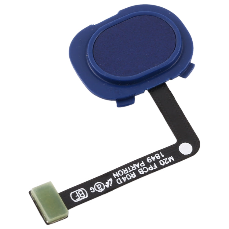 For Galaxy M20 Fingerprint Sensor Flex Cable(Blue) - Flex Cable by buy2fix | Online Shopping UK | buy2fix