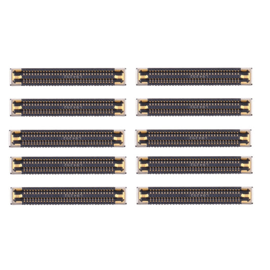 For Samsung Galaxy J3 (2018) 10pcs Motherboard LCD Display FPC Connector - FPC Connector by buy2fix | Online Shopping UK | buy2fix