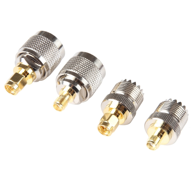4 in 1 UHF To SMA RF Coaxial Connector Adapter - Cable & Adapter by buy2fix | Online Shopping UK | buy2fix