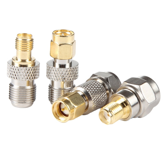 4 in 1 F To SMA RF Coaxial Connector Adapter - Cable & Adapter by buy2fix | Online Shopping UK | buy2fix