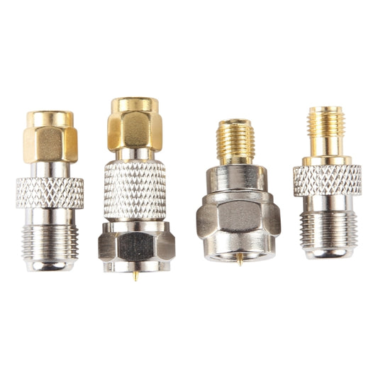 4 in 1 F To SMA RF Coaxial Connector Adapter - Cable & Adapter by buy2fix | Online Shopping UK | buy2fix