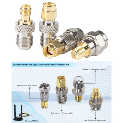 4 in 1 F To SMA RF Coaxial Connector Adapter - Cable & Adapter by buy2fix | Online Shopping UK | buy2fix