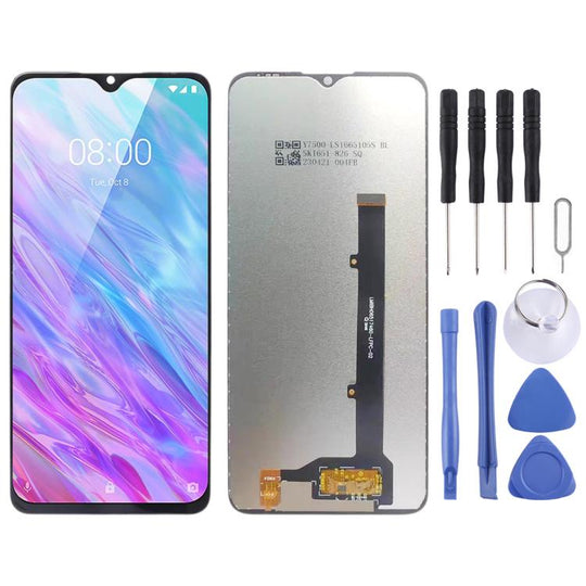 LCD-Bildschirm und Digitizer-Vollmontage für ZTE Blade 20 5G 8012N V2021 (Schwarz)