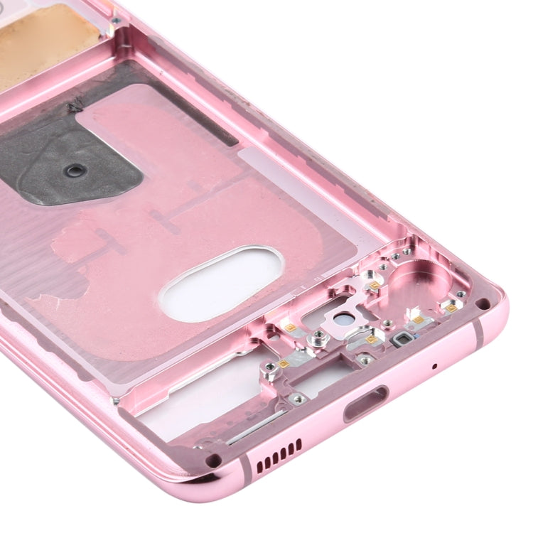 For Samsung Galaxy S20  Middle Frame Bezel Plate (Pink) - Frame Bezel Plate by buy2fix | Online Shopping UK | buy2fix