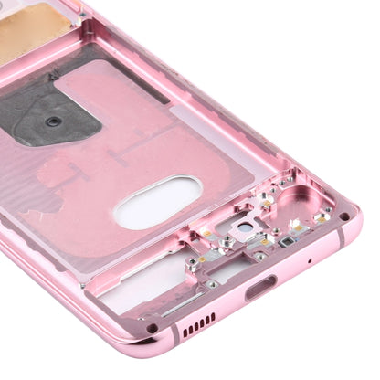 For Samsung Galaxy S20  Middle Frame Bezel Plate (Pink) - Frame Bezel Plate by buy2fix | Online Shopping UK | buy2fix