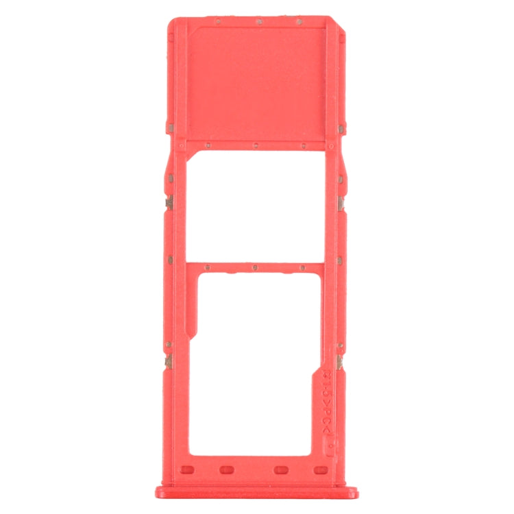 For Samsung Galaxy A12 SM-A125 SIM Card Tray + Micro SD Card Tray (Red) - Card Tray by buy2fix | Online Shopping UK | buy2fix