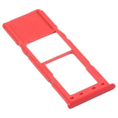For Samsung Galaxy A12 SM-A125 SIM Card Tray + Micro SD Card Tray (Red) - Card Tray by buy2fix | Online Shopping UK | buy2fix