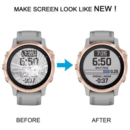 LCD Screen and Digitizer Full Assembly With Frame for Garmin Fenix 6S(Gold) by buy2fix