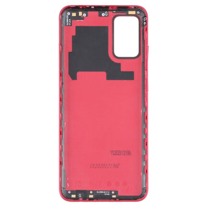 For Samsung Galaxy A02s SM-A025F Battery Back Cover (Red) - Back Cover by buy2fix | Online Shopping UK | buy2fix