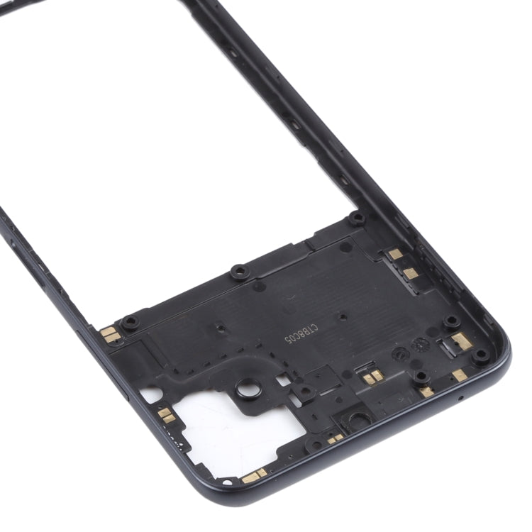For Samsung Galaxy A22 5G Middle Frame Bezel Plate (Black) - Frame Bezel Plate by buy2fix | Online Shopping UK | buy2fix