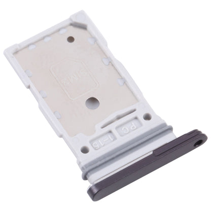 For Samsung Galaxy S21 FE 5G SM-G990B Original SIM Card Tray + SIM Card Tray (Black) - Card Tray by buy2fix | Online Shopping UK | buy2fix