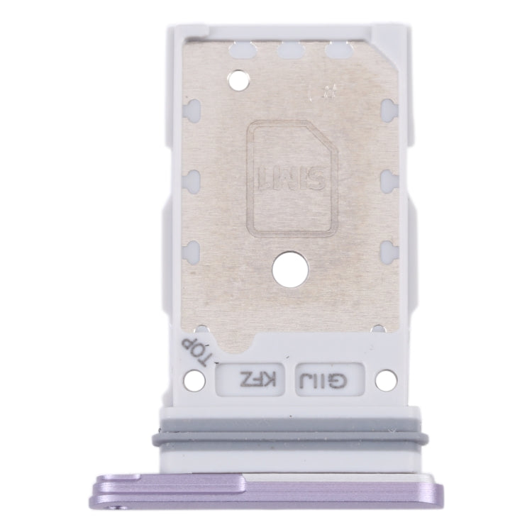 For Samsung Galaxy S21 FE 5G SM-G990B Original SIM Card Tray + SIM Card Tray (Purple) - Card Tray by buy2fix | Online Shopping UK | buy2fix