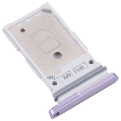 For Samsung Galaxy S21 FE 5G SM-G990B Original SIM Card Tray + SIM Card Tray (Purple) - Card Tray by buy2fix | Online Shopping UK | buy2fix