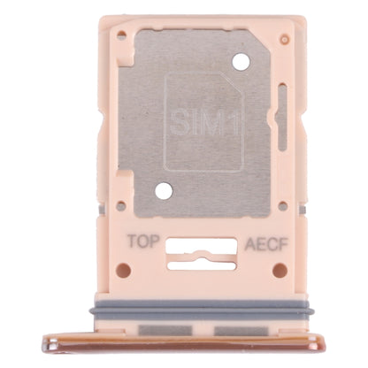 For Samsung Galaxy A53 5G SM-A536B Original SIM Card Tray + SIM Card Tray / Micro SD card tray (Gold) - Card Tray by buy2fix | Online Shopping UK | buy2fix