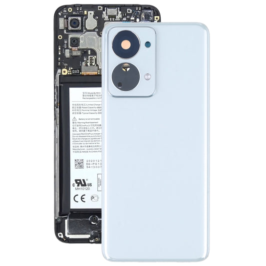 For OnePlus Nord 2T Battery Back Cover with Camera Lens (Jade Fog) - Back Cover by buy2fix | Online Shopping UK | buy2fix