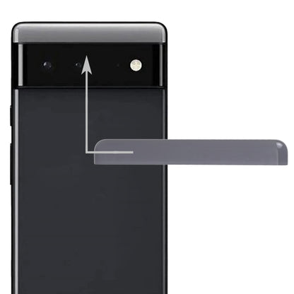 Front Upper Top Back Cover for Google Pixel 6 (Black) - Back Cover by buy2fix | Online Shopping UK | buy2fix