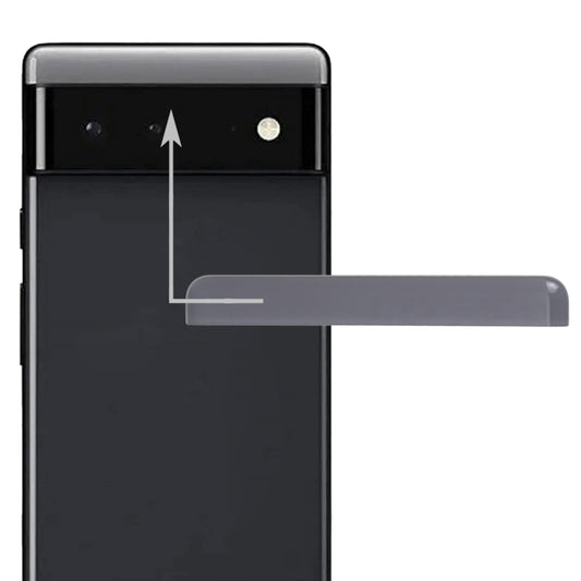 Front Upper Top Back Cover for Google Pixel 6 (Black) - Back Cover by buy2fix | Online Shopping UK | buy2fix