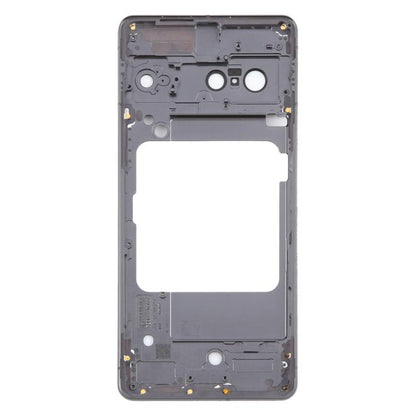 For Google Pixel 7 Front Housing LCD Frame Bezel Plate(Black) - Frame Bezel Plate by buy2fix | Online Shopping UK | buy2fix