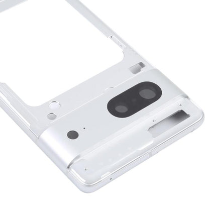 For Google Pixel 7 Front Housing LCD Frame Bezel Plate(Silver) - Frame Bezel Plate by buy2fix | Online Shopping UK | buy2fix