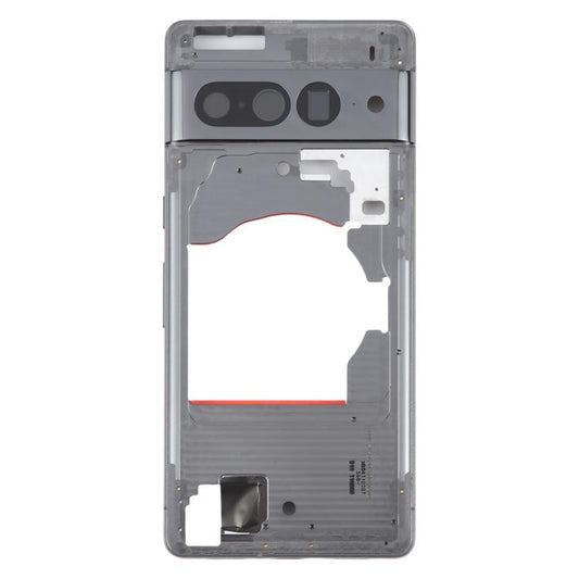 For Google Pixel 7 Pro Front Housing LCD Frame Bezel Plate(Black) - Frame Bezel Plate by buy2fix | Online Shopping UK | buy2fix