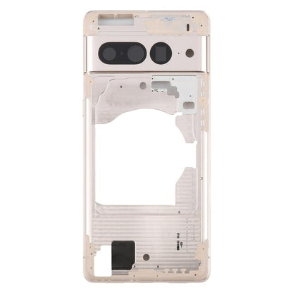 For Google Pixel 7 Pro Front Housing LCD Frame Bezel Plate(Gold) - Frame Bezel Plate by buy2fix | Online Shopping UK | buy2fix