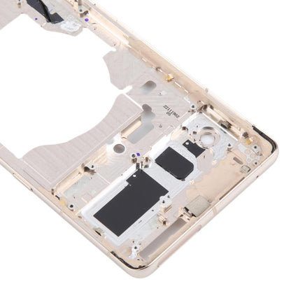 For Google Pixel 7 Pro Front Housing LCD Frame Bezel Plate(Gold) - Frame Bezel Plate by buy2fix | Online Shopping UK | buy2fix