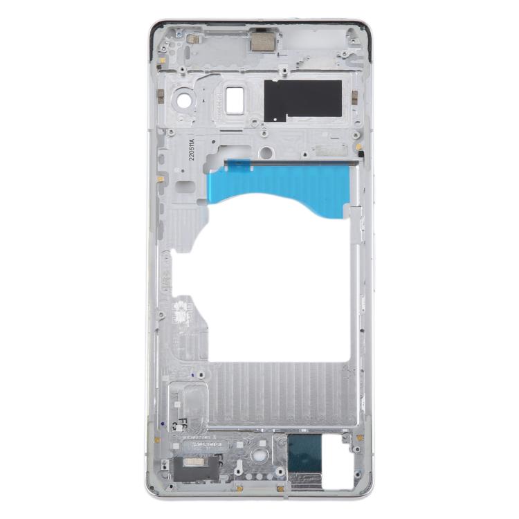 For Google Pixel 7 Pro Front Housing LCD Frame Bezel Plate (Silver) - Frame Bezel Plate by buy2fix | Online Shopping UK | buy2fix