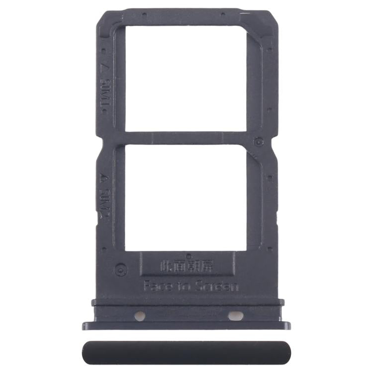 For OPPO Reno SIM Card Tray + SIM / Micro SD Card Tray (Black) - Card Tray by buy2fix | Online Shopping UK | buy2fix
