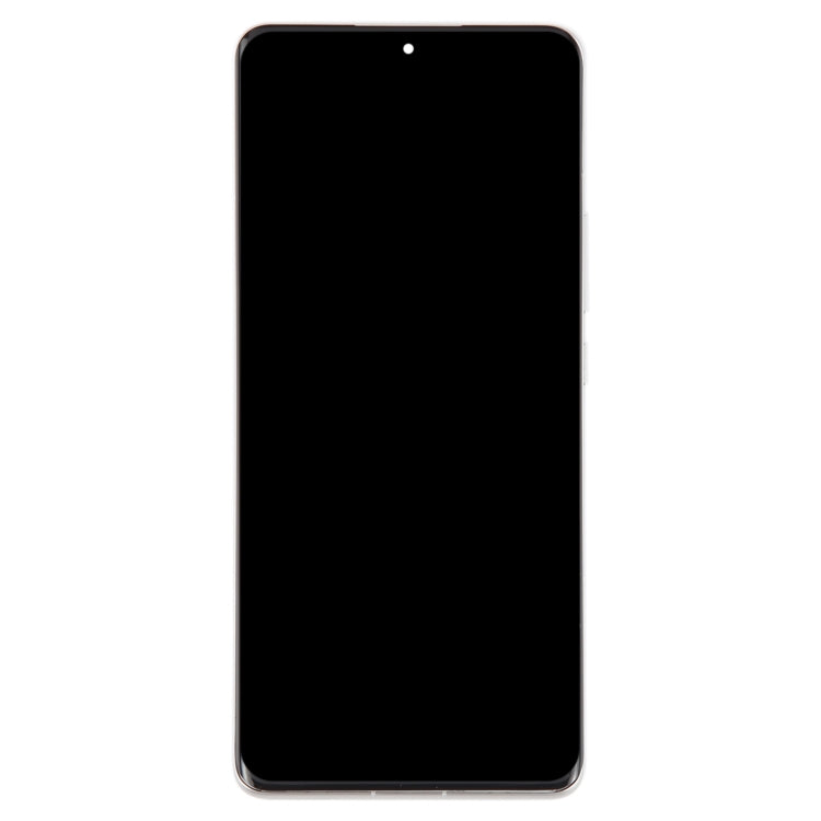 For Xiaomi 12 Pro / 12S Pro AMOLED Original LCD Screen Digitizer Full Assembly with Frame (Silver) by buy2fix