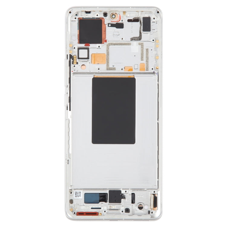 For Xiaomi 12 Pro / 12S Pro AMOLED Original LCD Screen Digitizer Full Assembly with Frame (Silver) by buy2fix