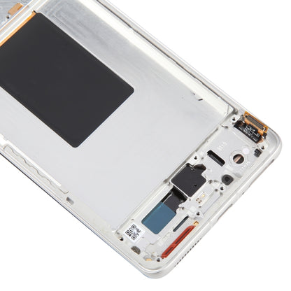 For Xiaomi 12 Pro / 12S Pro AMOLED Original LCD Screen Digitizer Full Assembly with Frame (Silver) by buy2fix