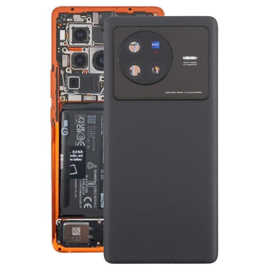 For vivo X80 Original Battery Back Cover (Black) - Back Cover by buy2fix | Online Shopping UK | buy2fix