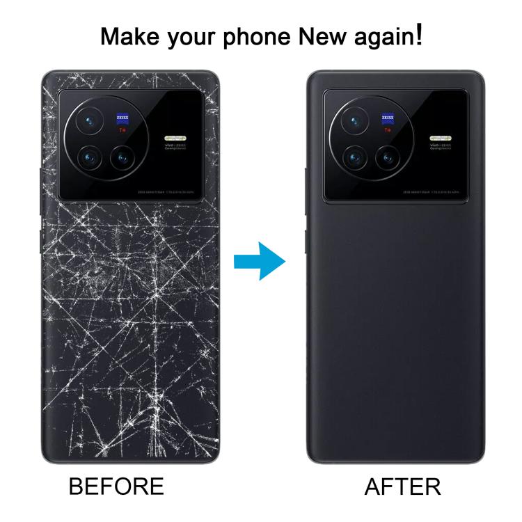 For vivo X80 Original Battery Back Cover (Black) - Back Cover by buy2fix | Online Shopping UK | buy2fix