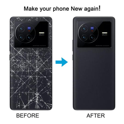 For vivo X80 Original Battery Back Cover (Black) - Back Cover by buy2fix | Online Shopping UK | buy2fix