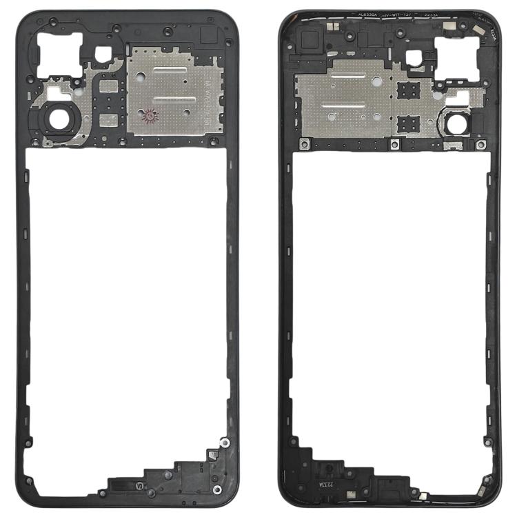 For Realme 10 4G Original Middle Frame Bezel Plate (Black) - Frame Bezel Plate by buy2fix | Online Shopping UK | buy2fix