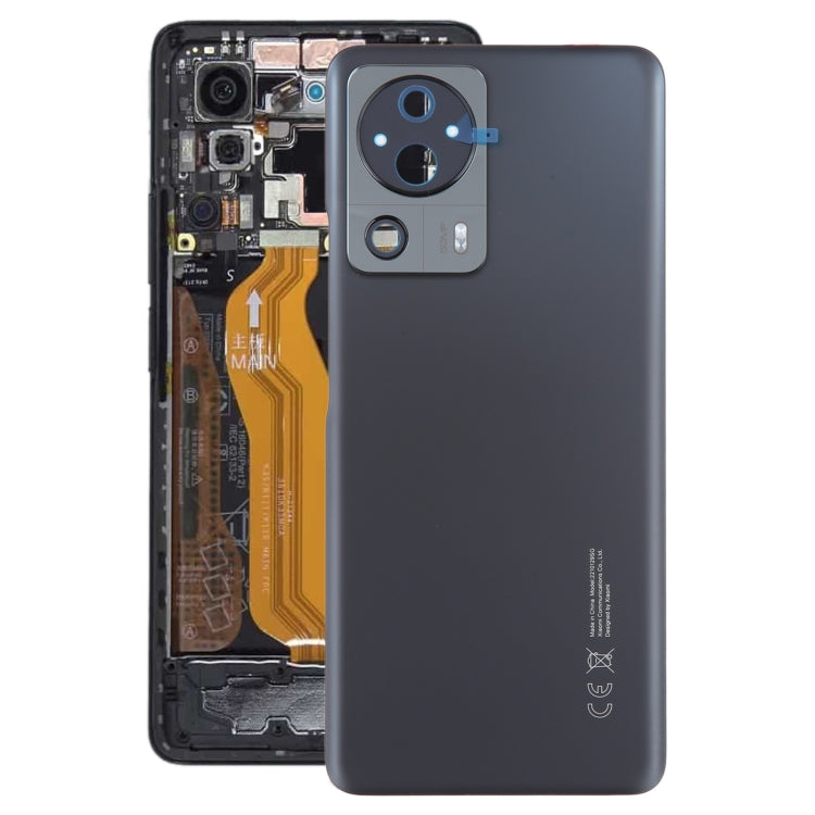For Xiaomi 13 Lite Original Battery Back Cover(Black) by buy2fix