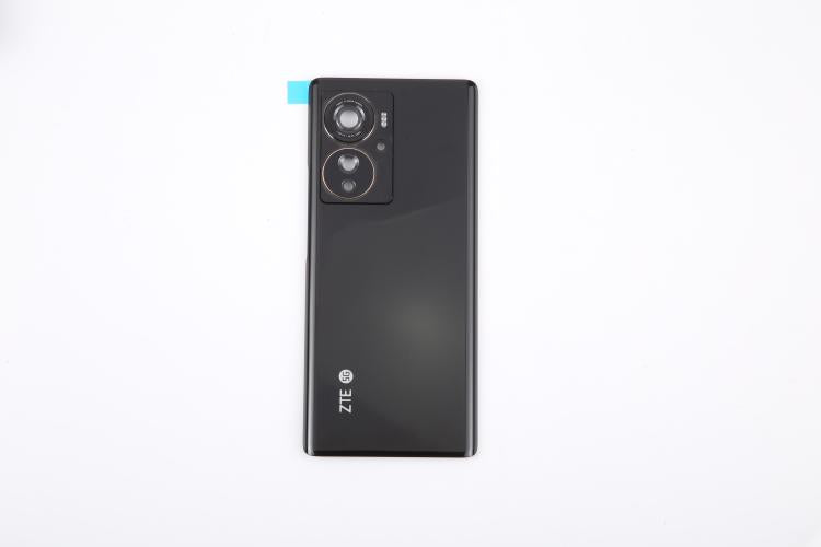 For ZTE Axon 40 Pro Battery Back Cover with Camera Lens Cover(Black) by buy2fix