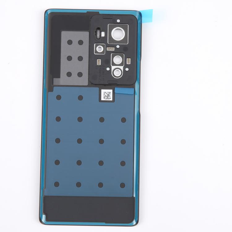 For ZTE Axon 40 Pro Battery Back Cover with Camera Lens Cover(Black) by buy2fix