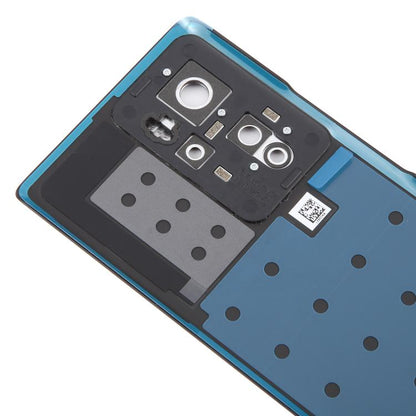 For ZTE Axon 40 Pro Battery Back Cover with Camera Lens Cover(Black) by buy2fix