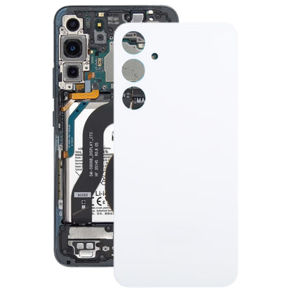 For Samsung Galaxy S23 FE SM-S711B Battery Back Cover(White) -  by buy2fix | Online Shopping UK | buy2fix