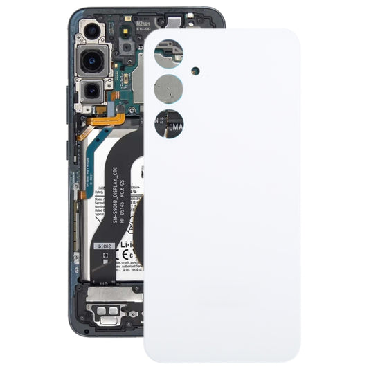 For Samsung Galaxy S23 FE SM-S711B Battery Back Cover(White) -  by buy2fix | Online Shopping UK | buy2fix