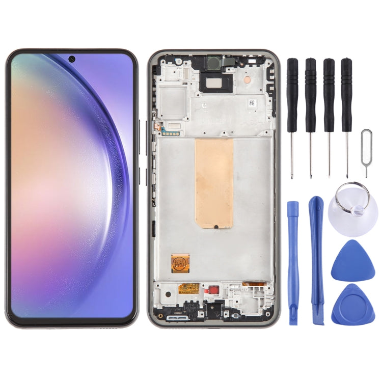 For Samsung Galaxy A54 5G SM-A546 6.43 inch OLED LCD Screen Digitizer Full Assembly with Frame - LCD Screen by buy2fix | Online Shopping UK | buy2fix