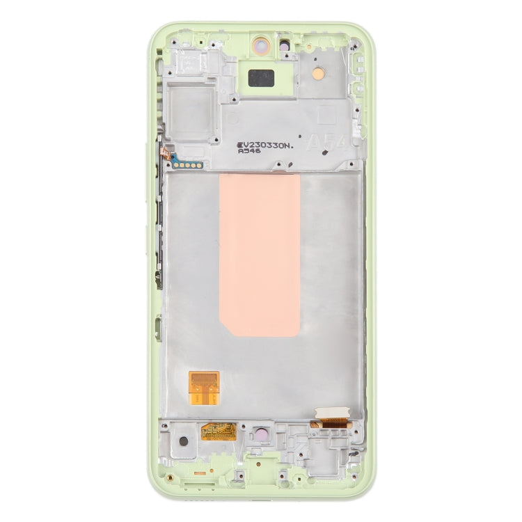 For Samsung Galaxy A54 5G SM-A546 6.43 inch OLED LCD Screen Digitizer Full Assembly with Frame (Green) - LCD Screen by buy2fix | Online Shopping UK | buy2fix