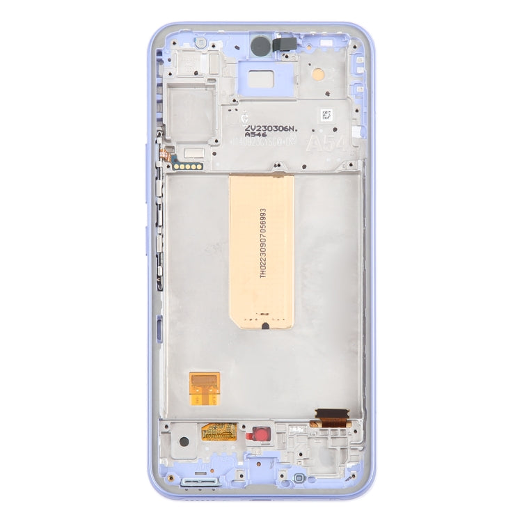 For Samsung Galaxy A54 5G SM-A546 6.43 inch OLED LCD Screen Digitizer Full Assembly with Frame (Purple) - LCD Screen by buy2fix | Online Shopping UK | buy2fix