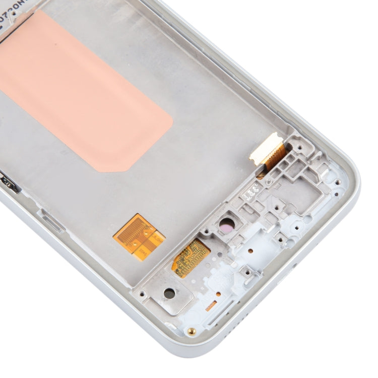 For Samsung Galaxy A54 5G SM-A546 6.43 inch OLED LCD Screen Digitizer Full Assembly with Frame (White) - LCD Screen by buy2fix | Online Shopping UK | buy2fix