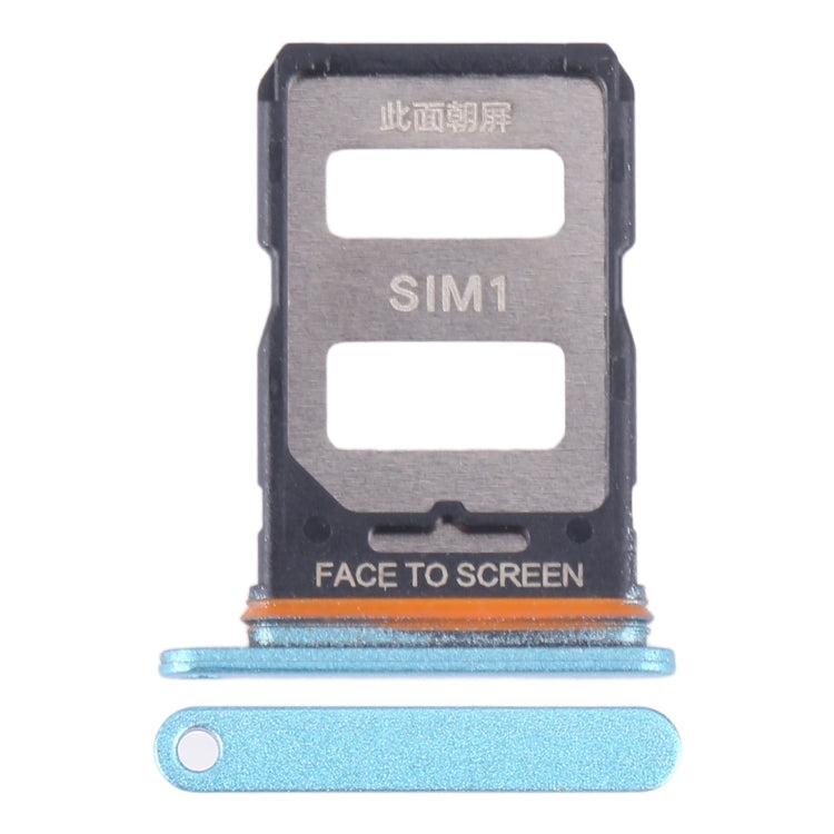 For Xiaomi Poco F5 SIM Card Tray + SIM Card Tray (Blue) by buy2fix