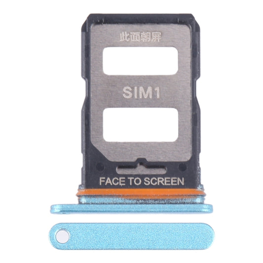 For Xiaomi Poco F5 SIM Card Tray + SIM Card Tray (Blue) by buy2fix